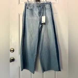 1822 Denim Light Blue Flare & Wide Leg Jeans